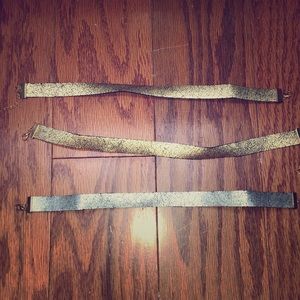 metallic chokers